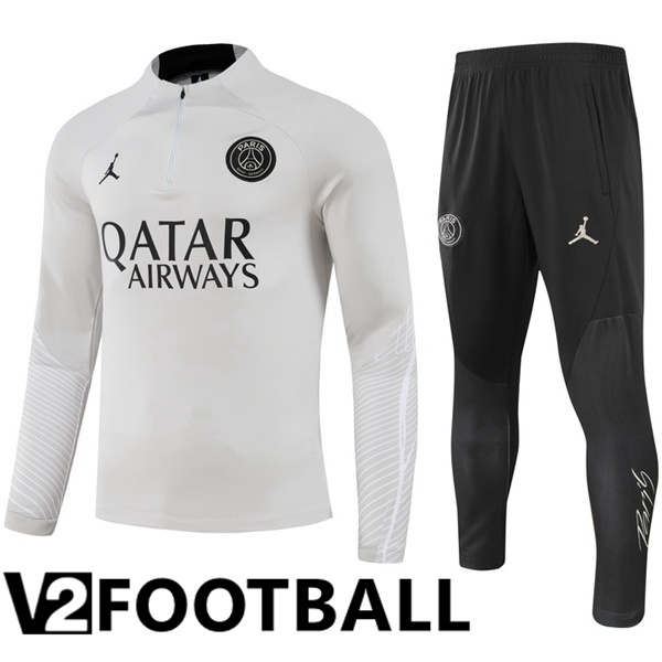 JORDAN Paris PSG Training Tracksuit Suit Grey 2023/2024