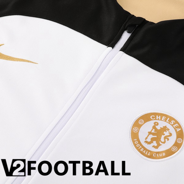 FC Chelsea Training Jacket Suit White 2023/2024