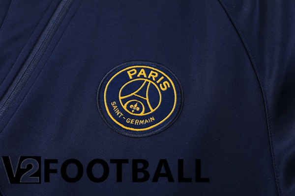 Paris PSG Training Jacket Suit Royal Blue 2023/2024