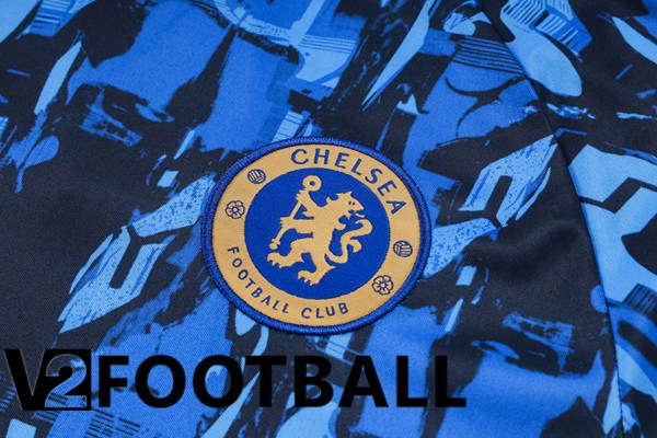 FC Chelsea Training T Shirt + Shorts Blue 2023/2024