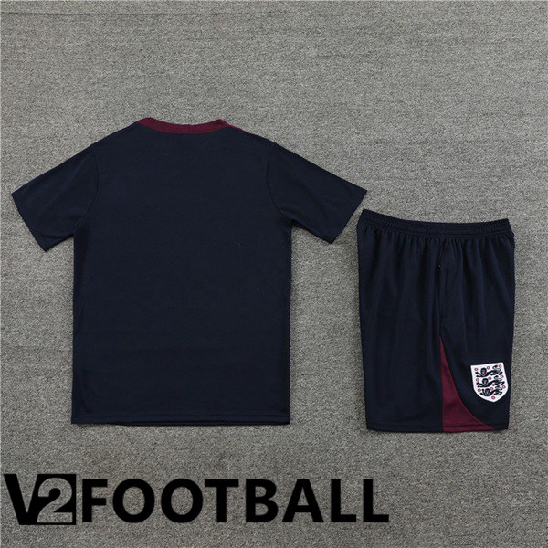 England Training T Shirt + Shorts Royal Blue 2023/2024