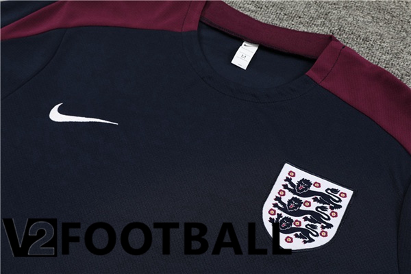 England Training T Shirt + Shorts Royal Blue 2023/2024