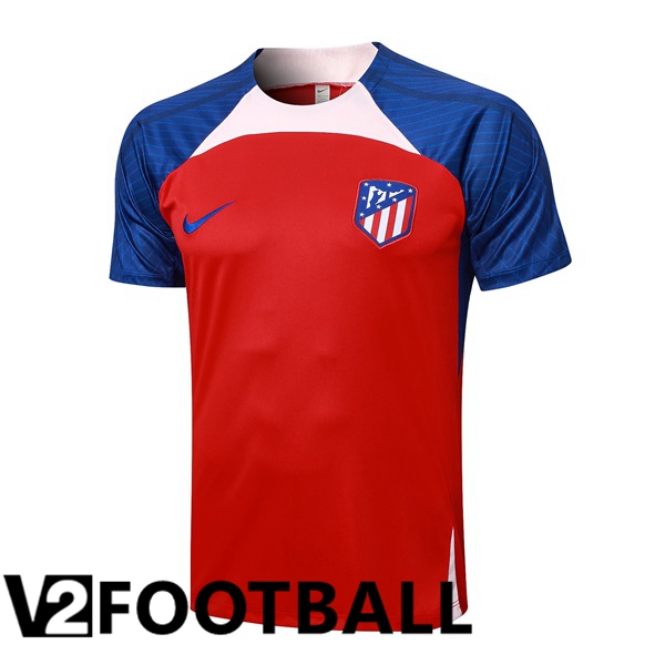 Atletico Madrid Training T Shirt Red Blue 2023/2024