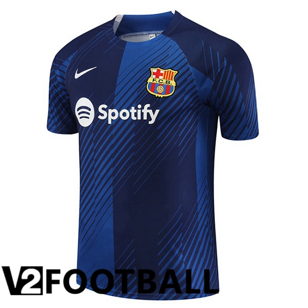 FC Barcelona Training T Shirt Blue 2023/2024