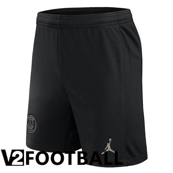 Paris PSG Soccer Shorts Third Black 2023/2024