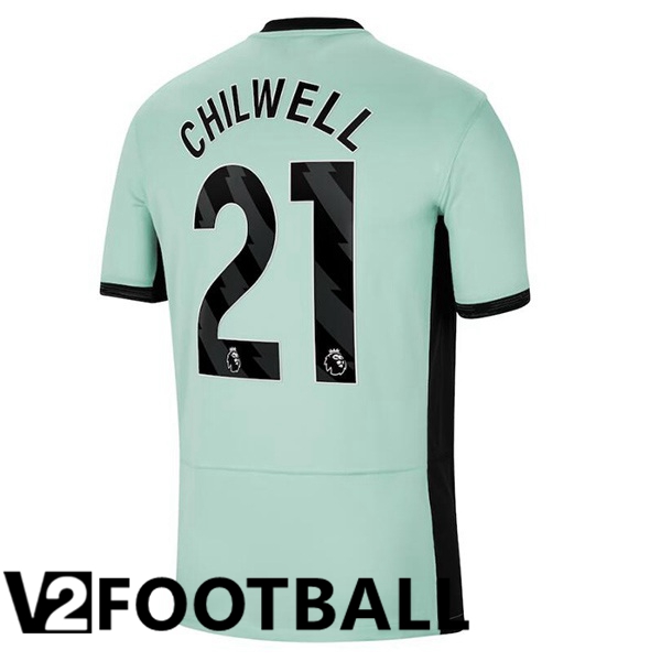FC Chelsea (Chilwell 21) Soccer Shirt Third Green 2023/2024
