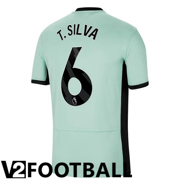 FC Chelsea (T. Silva 6) Soccer Shirt Third Green 2023/2024