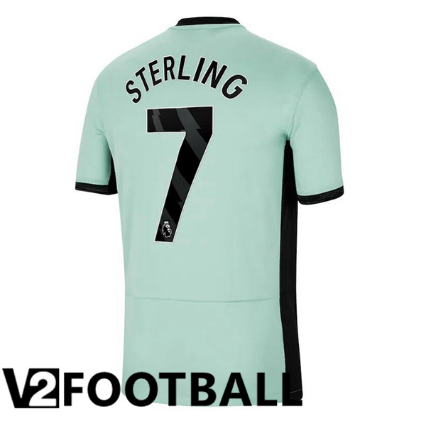 FC Chelsea (Sterling 7) Soccer Shirt Third Green 2023/2024