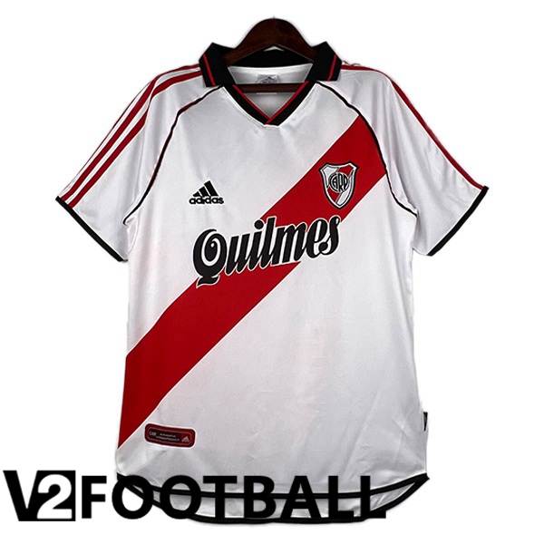 River Plate Retro Soccer Shirt Home White 2000-2001