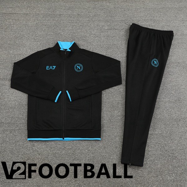 SSC Napoli Training Jacket Suit Black 2023/2024