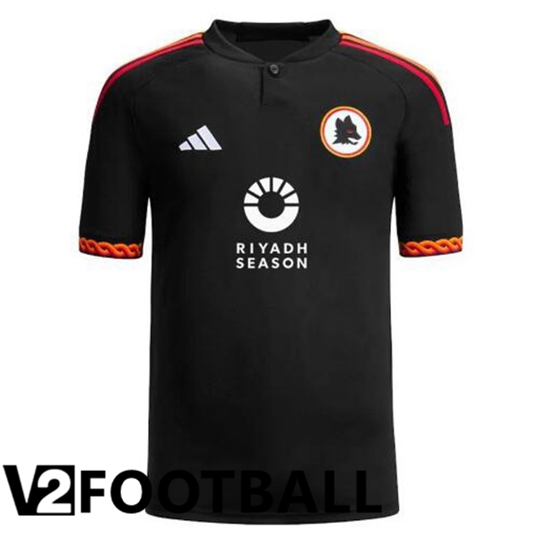 AS Roma RIYADH SEASON Football Shirt Third Black 2023/2024