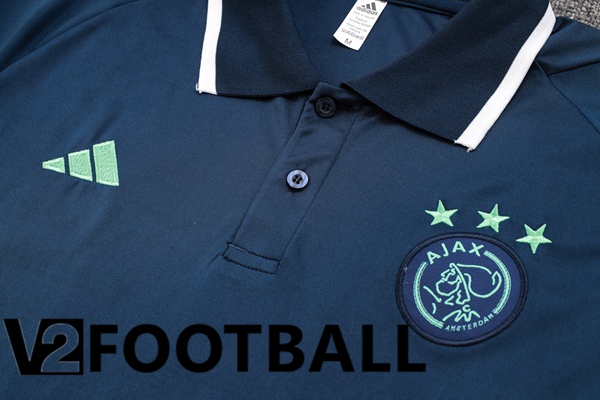 AFC Ajax Football Polo + Pants Royal Blue 2023/2024