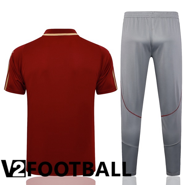 Arsenal Football Polo + Pants Red 2023/2024