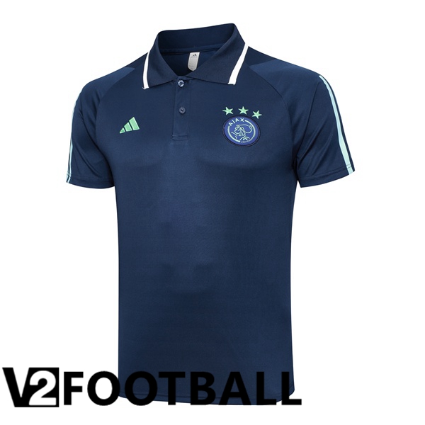 AFC Ajax Football Polo Royal Blue 2023/2024