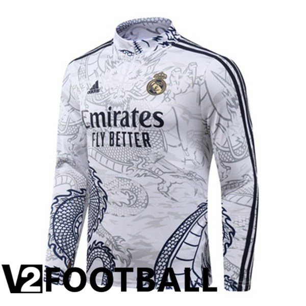 Real Madrid Training Sweatshirt White 2023/2024