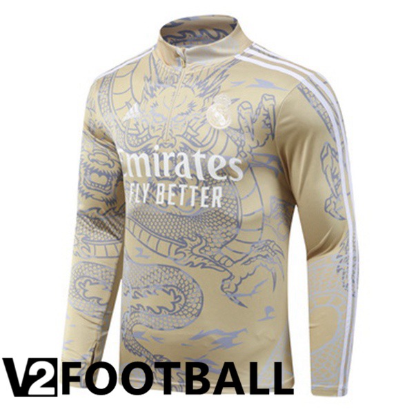 Real Madrid Training Sweatshirt Yellow 2023/2024
