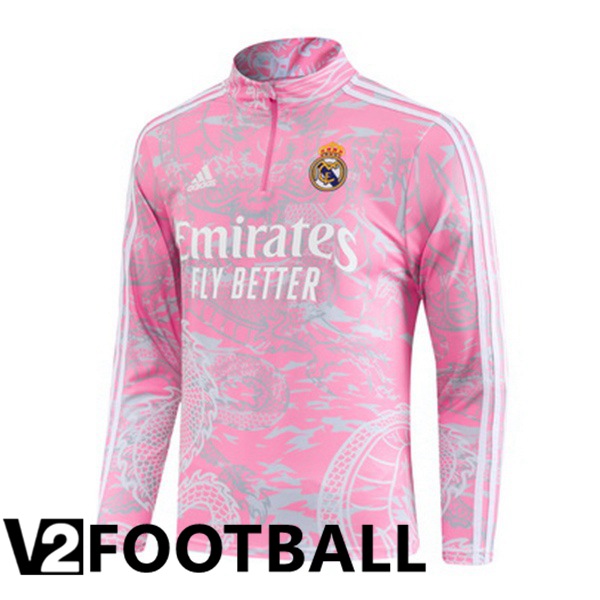 Real Madrid Training Sweatshirt Pink 2023/2024