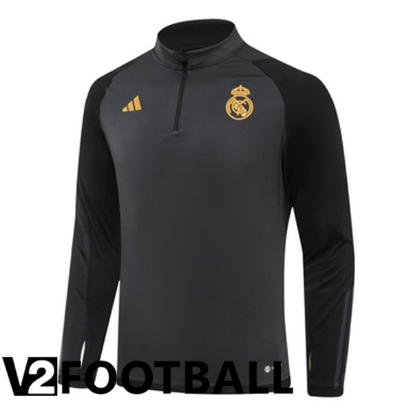 Real Madrid Training Sweatshirt Black 2023/2024