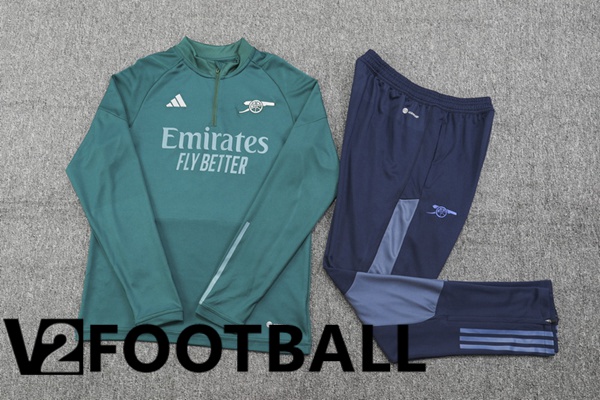 Arsenal Training Tracksuit Suit Green 2023/2024