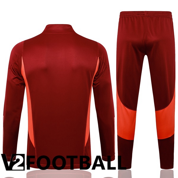 Manchester United Training Tracksuit Suit Red 2023/2024