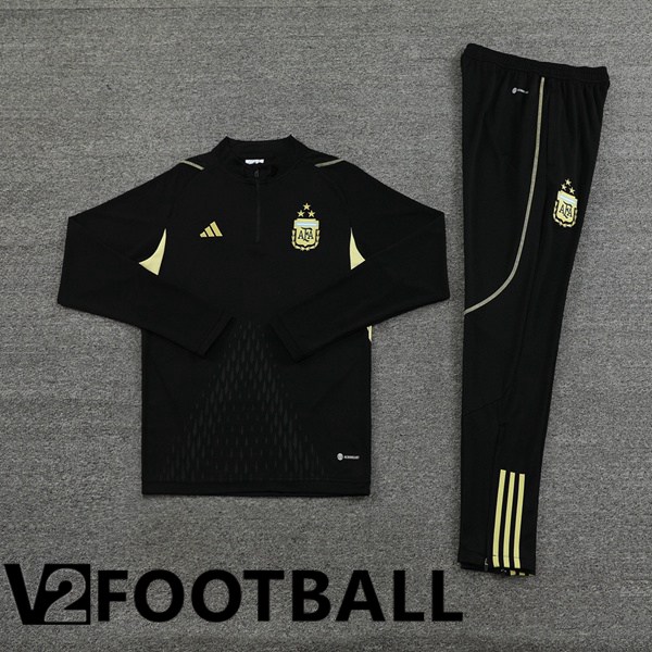 Argentina Training Tracksuit Suit Black 2023/2024