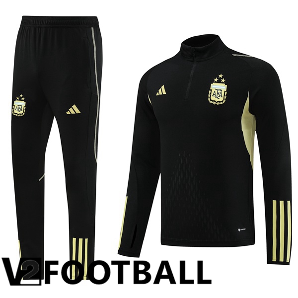 Argentina Training Tracksuit Suit Black 2023/2024