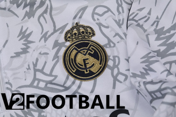 Real Madrid Training Tracksuit Suit White 2023/2024