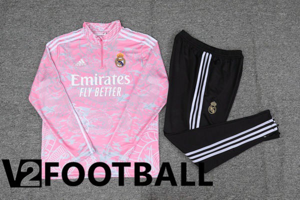 Real Madrid Training Tracksuit Suit Pink 2023/2024