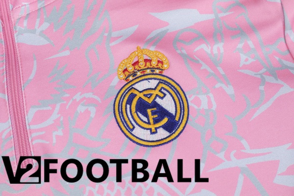 Real Madrid Training Tracksuit Suit Pink 2023/2024