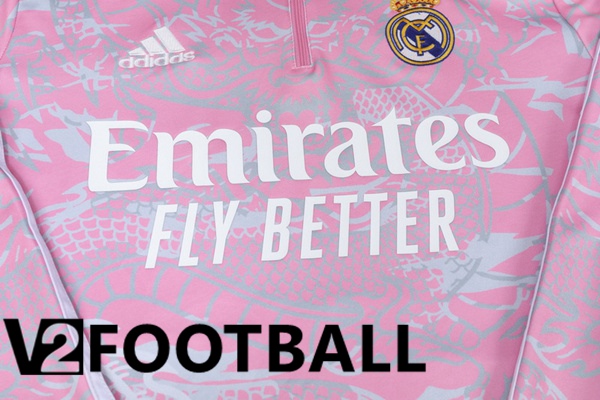 Real Madrid Training Tracksuit Suit Pink 2023/2024