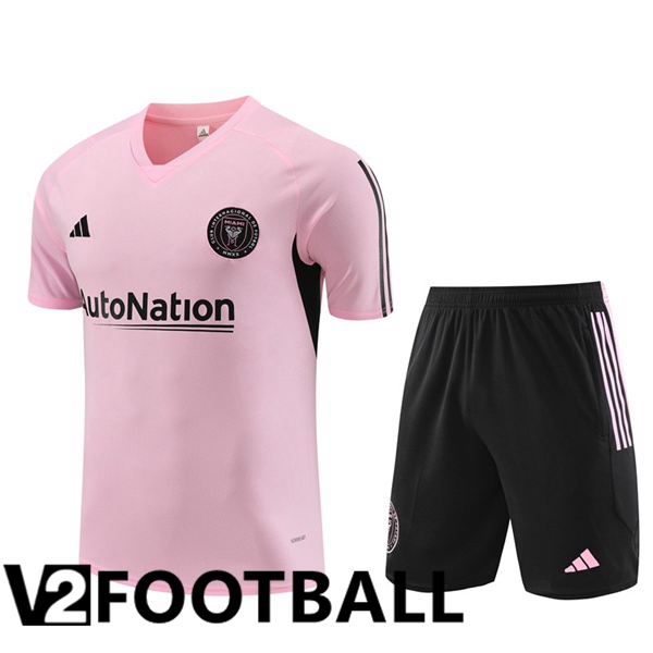 Inter Miami CF Training T Shirt + Shorts Pink 2023/2024