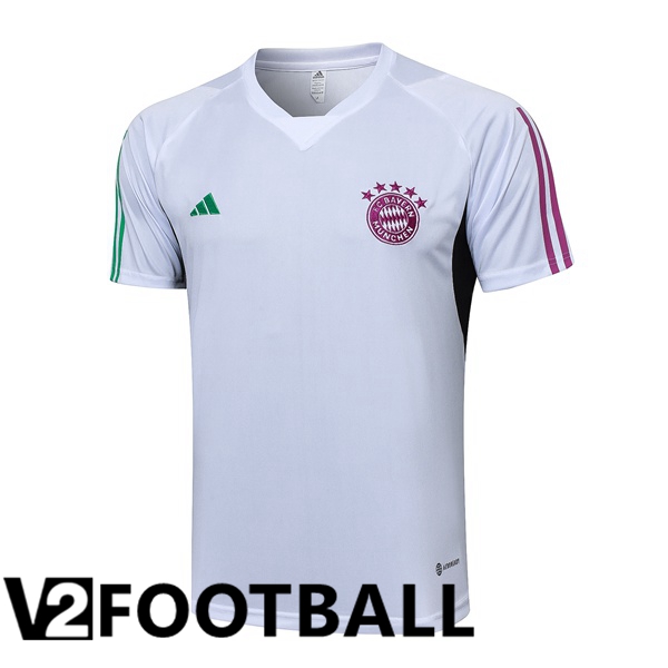 Bayern Munich Training T Shirt White 2023/2024