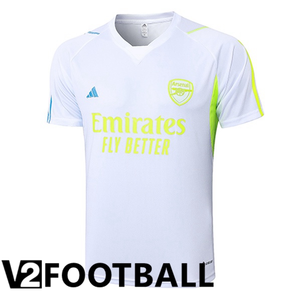 Arsenal Training T Shirt White 2023/2024