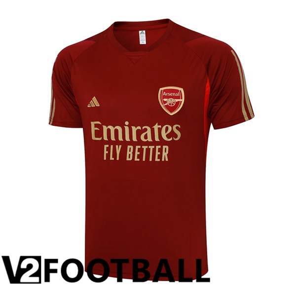 Arsenal Training T Shirt Red 2023/2024