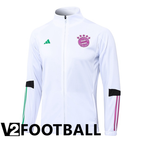 Bayern Munich Training Jacket White 2023/2024