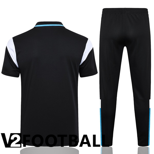 Marseille OM Football Polo + Pants Black 2023/2024