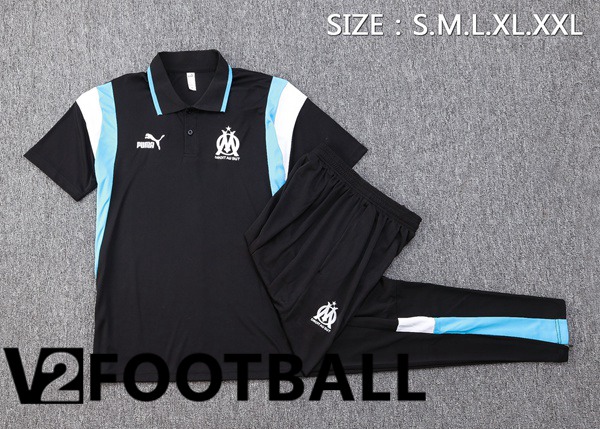 Marseille OM Football Polo + Pants Black 2023/2024