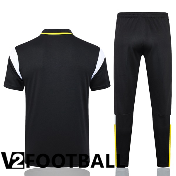 Dortmund BVB Football Polo + Pants Black 2023/2024