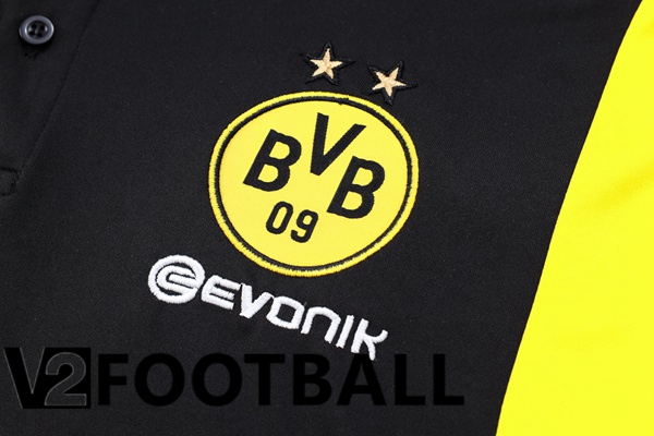 Dortmund BVB Football Polo + Pants Black 2023/2024