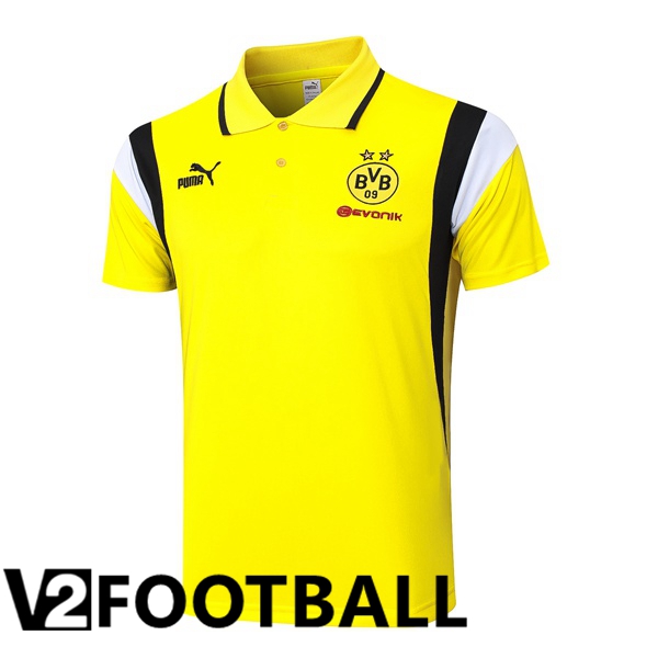 Dortmund BVB Football Polo Yellow 2023/2024
