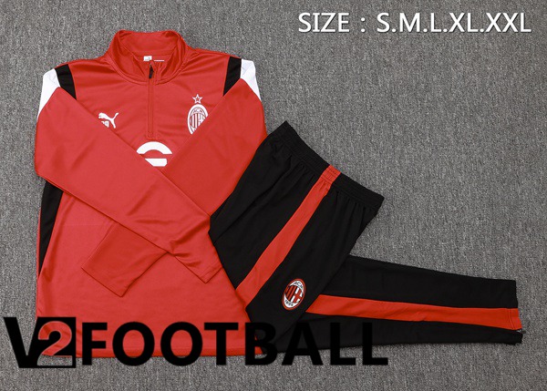 AC Milan Training Tracksuit Suit Red 2023/2024