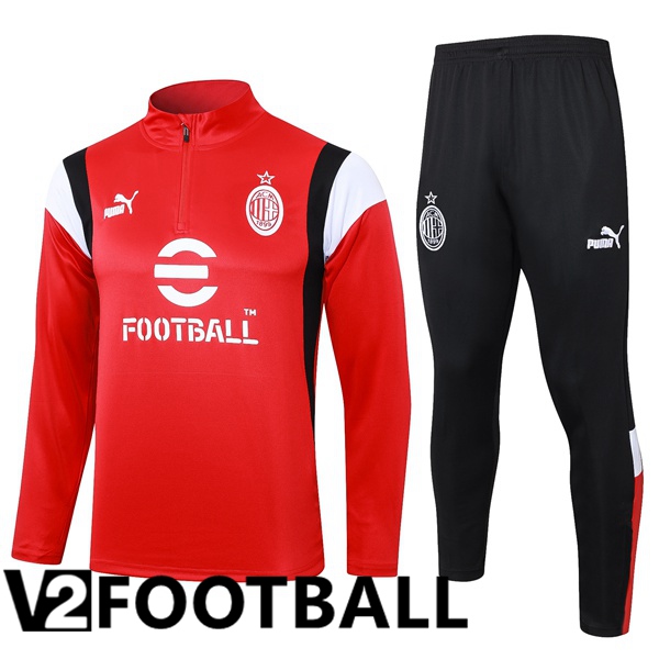 AC Milan Training Tracksuit Suit Red 2023/2024