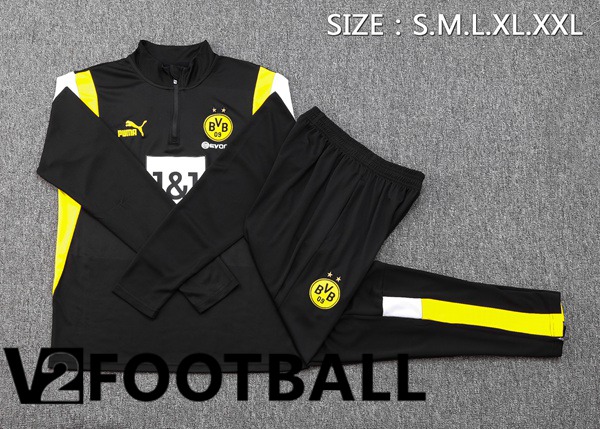 Dortmund BVB Training Tracksuit Suit Black 2023/2024