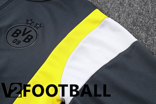 Dortmund BVB Training Tracksuit Suit Grey 2023/2024