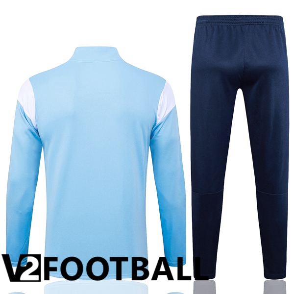 Manchester City Training Tracksuit Suit Blue 2023/2024