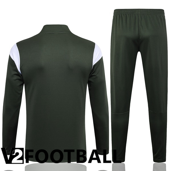 Manchester City Training Tracksuit Suit Green 2023/2024