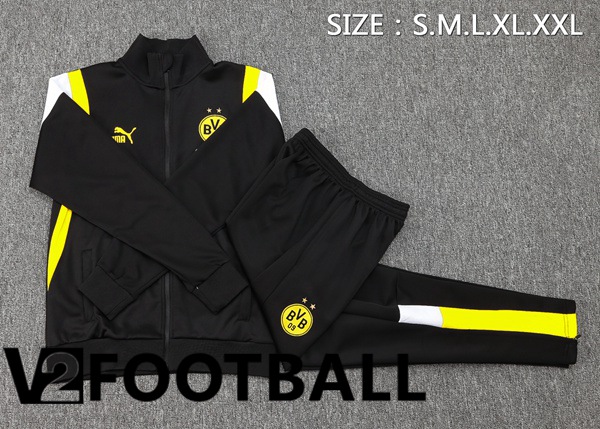 Dortmund BVB Training Jacket Suit Black 2023/2024