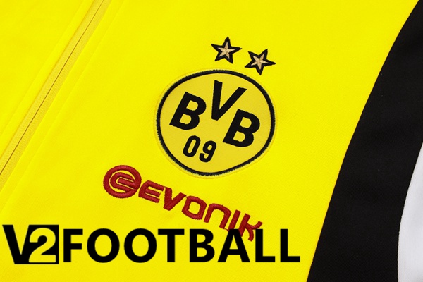 Dortmund BVB Training Jacket Suit Yellow 2023/2024