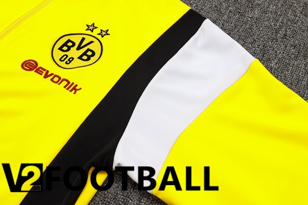 Dortmund BVB Training Jacket Suit Yellow 2023/2024