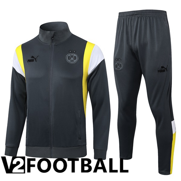 Dortmund BVB Training Jacket Suit Grey 2023/2024